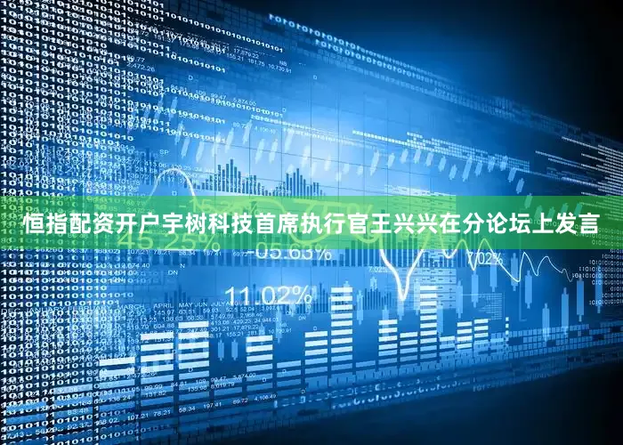恒指配资开户宇树科技首席执行官王兴兴在分论坛上发言